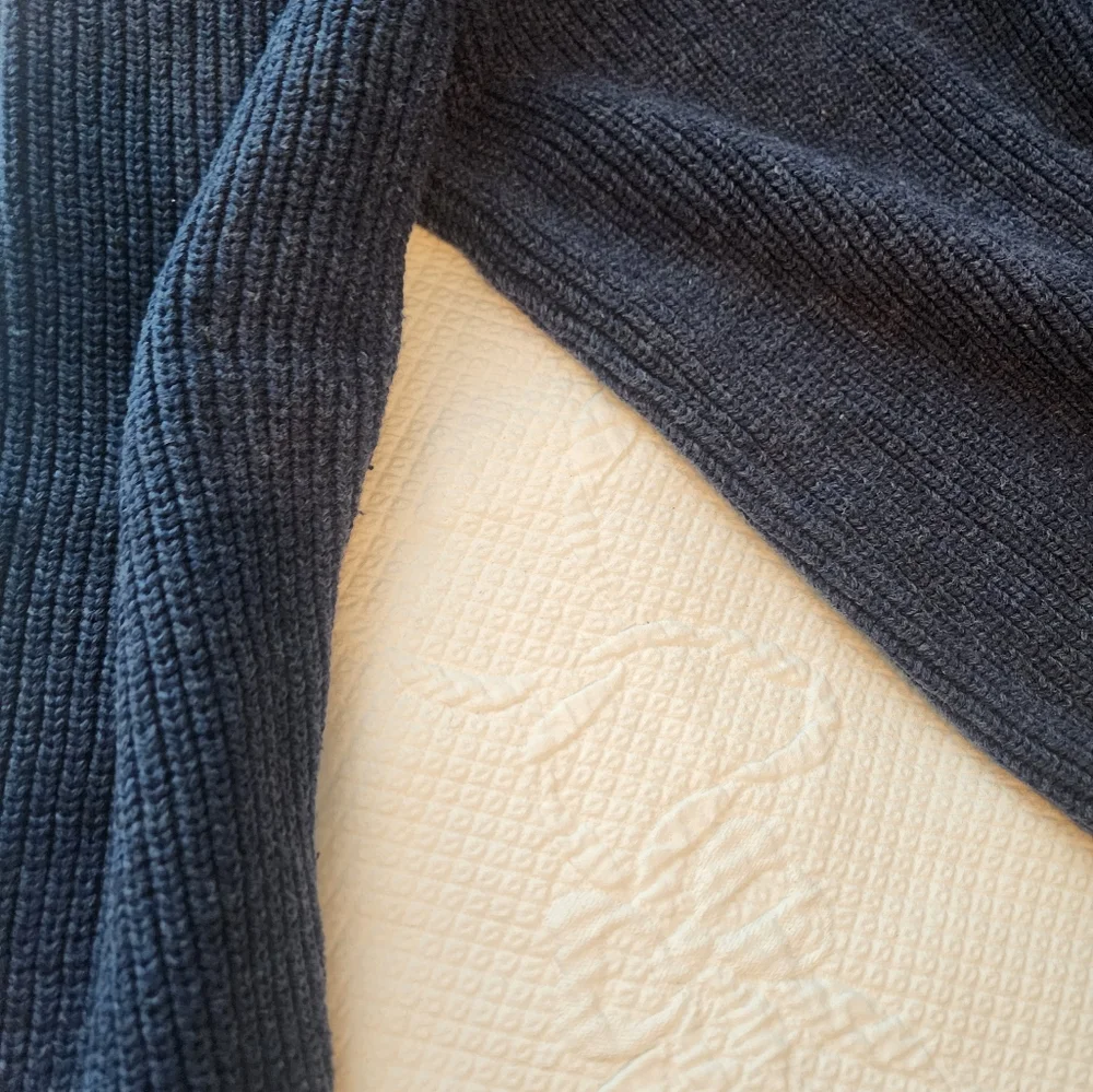 Men's Navy Full-Zip Sweater